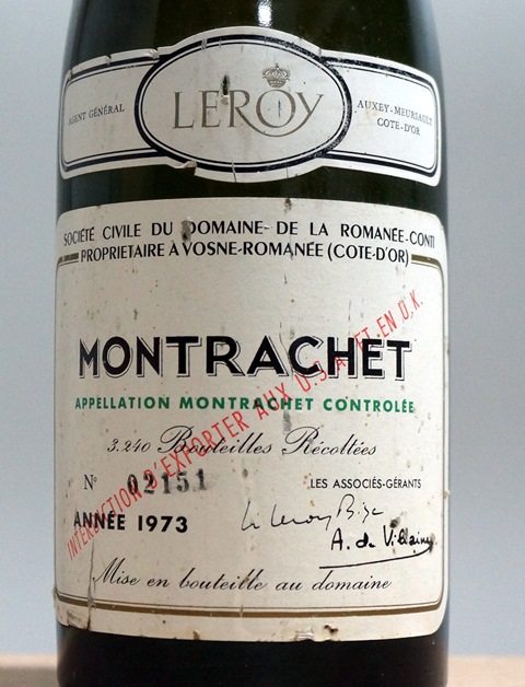 1973 Montrachet DRC 4