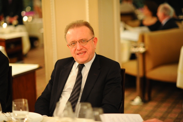 Diner Bipin Desai 13 Decembre 2013 chez Laurent à Paris  © Laurence de Terline